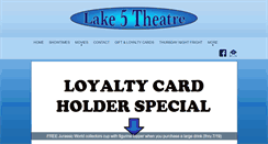 Desktop Screenshot of lake5theatre.com